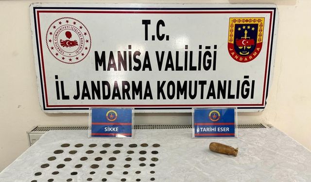 Manisa’da 76 sikke ele geçirildi