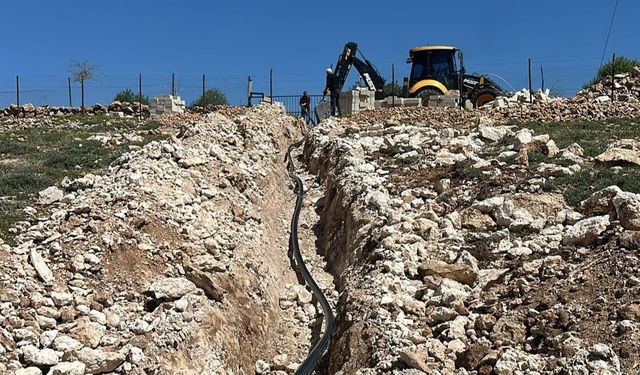 Mardin’in 5 ilçesinde 5 bin 80 metrelik içme suyu hattı döşendi