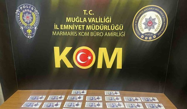 Marmaris’te İngiliz turist sahte poundla yakalandı