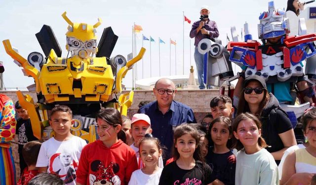Mersin Erdemli’de çocuklar şenlikte buluştu