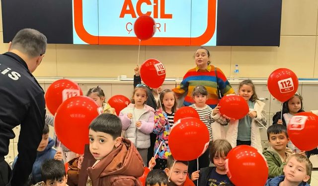 Minikler 112 Acil Çağrı Merkezi’nde