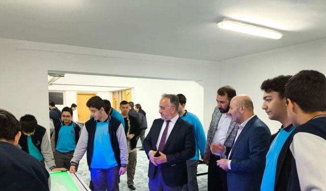 Müftülük Bayburt Fen Lisesi öğrencilerini misafir etti