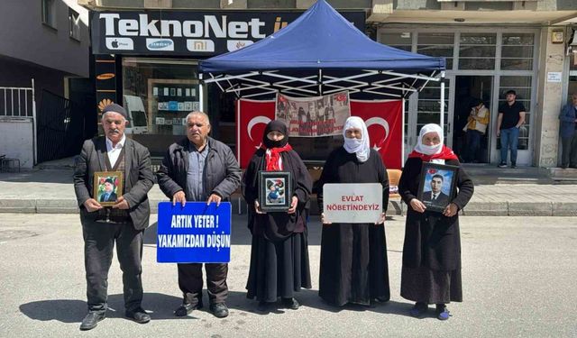 Muşlu anneler evlat nöbetine devam ediyor