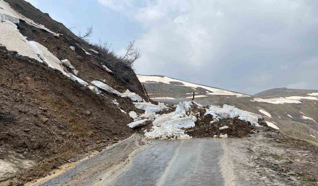 Muş’ta heyelan meydana geldi