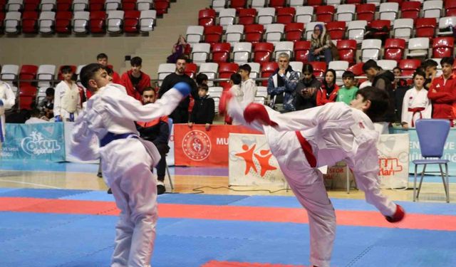 Muş’ta karate grup birinciliği müsabakaları başladı