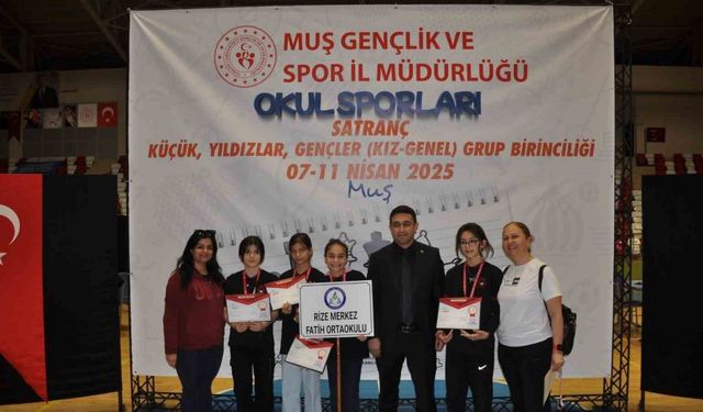 Muş’ta satranç turnuvası sona erdi
