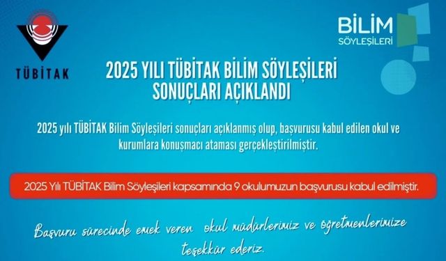 Niğde’de 9 okulda Bilim Söyleşileri gerçekleştirilecek