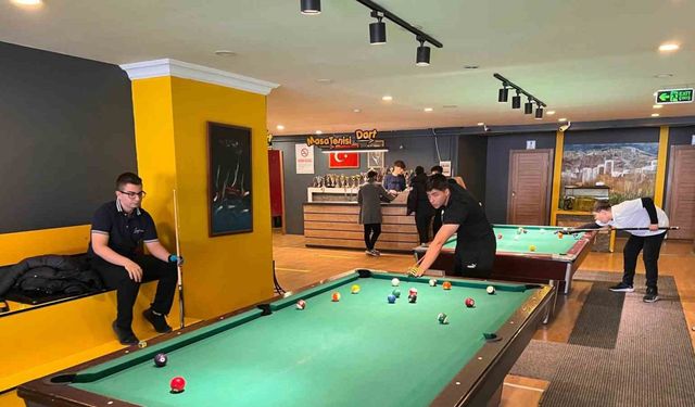 Niğde’de bilardo heyecanı yaşandı