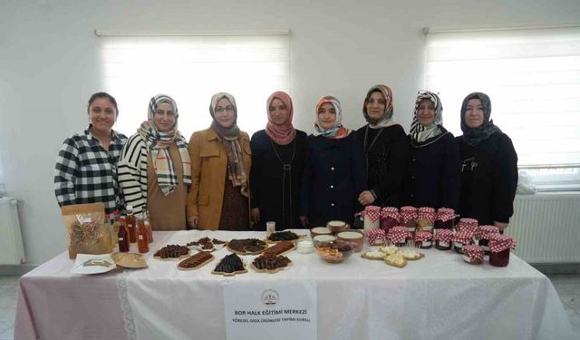 Niğde’de Yöresel Gıda Ürünleri Kursu tamamlandı