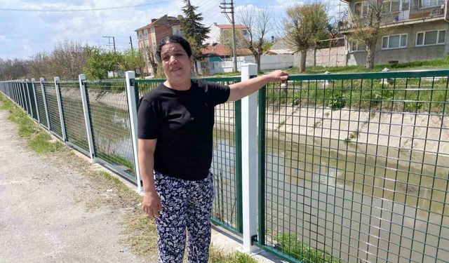 Ölüm kanalına yapılan korkulukların yetersizliği vatandaşı isyan ettirdi