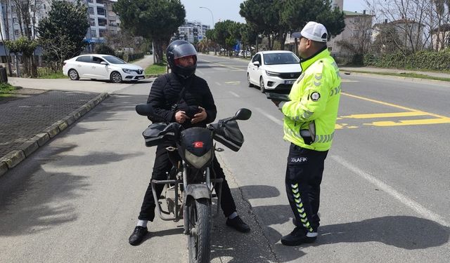 Ordu’da bir haftada 16 binden fazla araç ve sürücüsü denetlendi