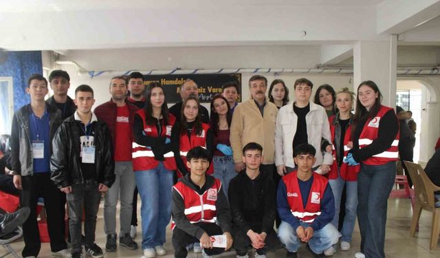 Ordu’da öğrencilerden kan bağışına destek: 245 ünite kan toplandı