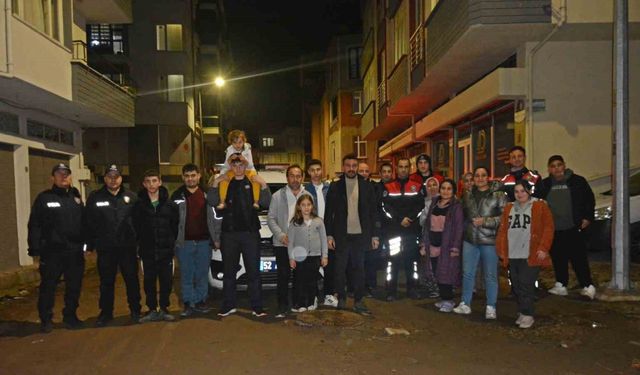 Ordu’da olay ihbarına giden polislere pasta sürprizi