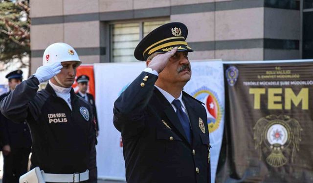 Polis Teşkilatı’nın 180. yılı Bolu’da törenle kutlandı