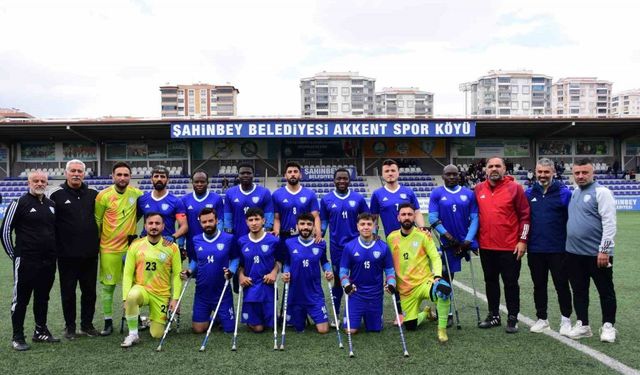 Şahinbey Ampute’den şampiyonluk yolunca önemli galibiyet: 2-1