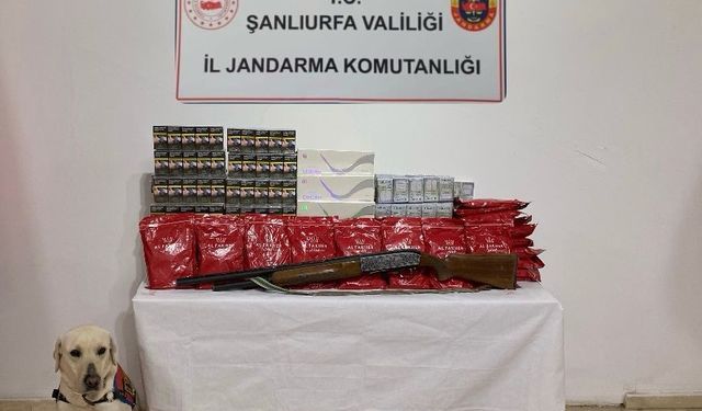 Şanlıurfa’da kaçak alkol ve tütün ele geçirildi