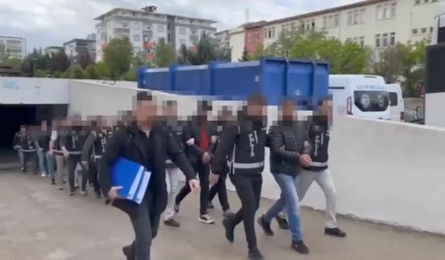 Şanlıurfa’da suç örgütüne yönelik operasyonda 7 tutuklama
