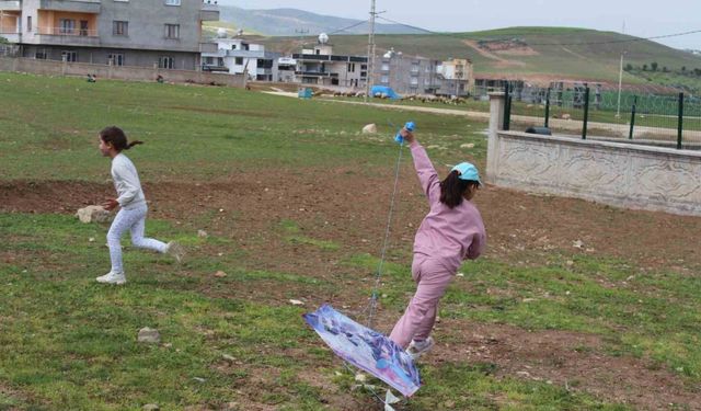 Siirt’te 23 Nisan dolayısıyla uçurtma şenliği düzenlendi