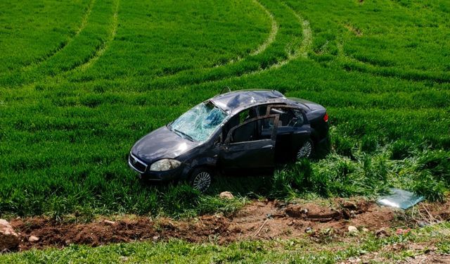 Siirt’te otomobil şarampole yuvarlandı: 5 yaralı
