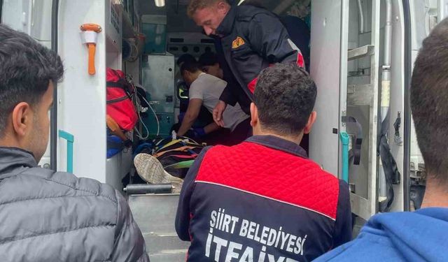 Siirt’te trafik kazası: 2 yaralı