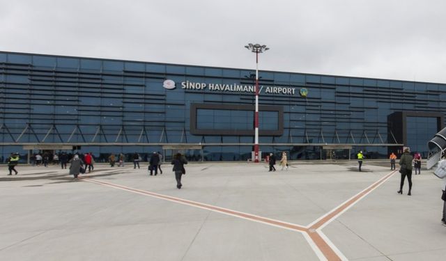 Sinop Havalimanı, mart ayında 22 binden fazla yolcuya hizmet verdi