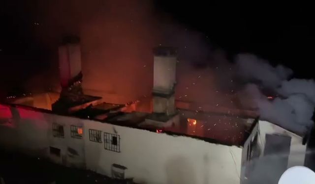 Sinop’ta ev yangını