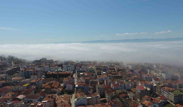 Sinop’u sis bulutu yuttu