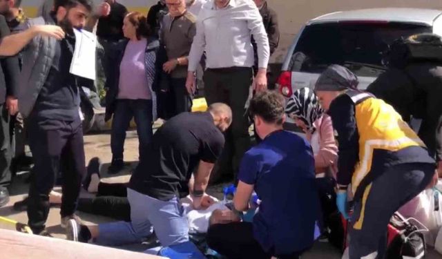 Taburcu olduğu hastanenin önünde kalbi durdu, kalp masajı ile hayata döndü