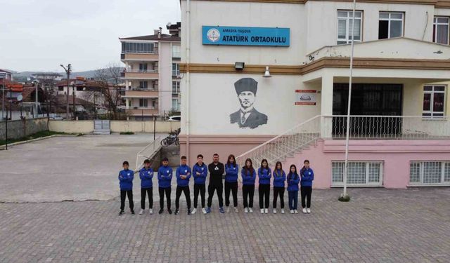 Taşova’da spor salonu bulunmayan okul 11 yıldır şampiyon