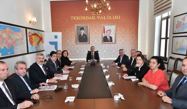 Tekirdağ İl İstihdam ve Mesleki Eğitim Kurulu Nisan ayı olağan toplantısı yapıldı