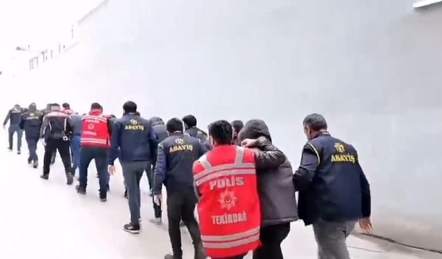 Tekirdağ merkezli 3 ilde eş zamanlı operasyon: 6 milyon TL’lik kablo hırsızlığı çetesi çökertildi