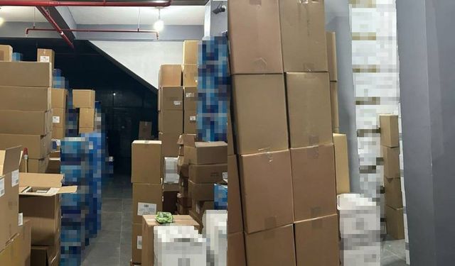 Tekirdağ’da 15 milyon 960 bin adet boş makaron ele geçirildi