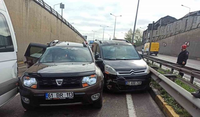 Trabzon’da 25 araç birbirine girdi: 12 yaralı