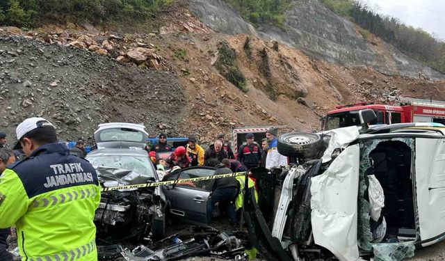 Trabzon’da trafik kazası: 7 yaralı