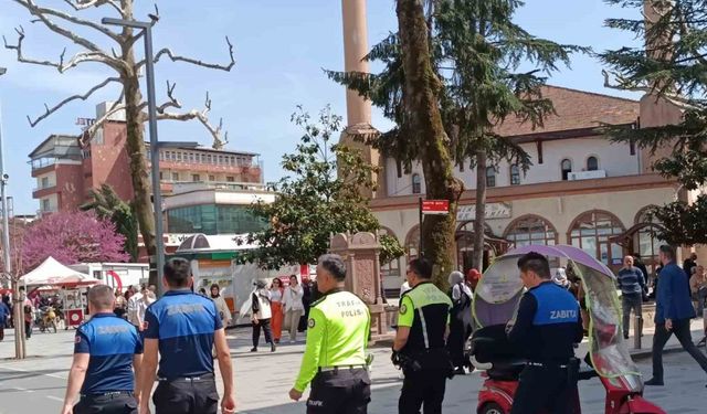 Trafiğe kapalı alanlarda motosiklet denetimi