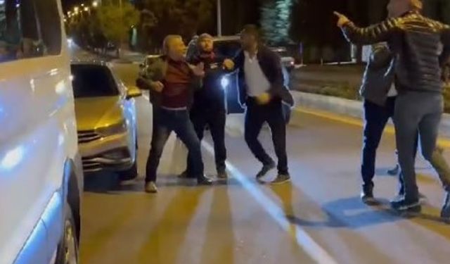 Trafikte ’yol vermedin’ kavgası