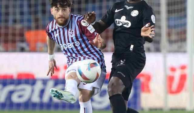 Trendyol Süper Lig: Trabzonspor: 2 - Çaykur Rizespor: 0 (Maç sonucu)