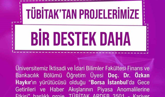 TÜBİTAK’tan NÖHÜ projelerine bir destek daha