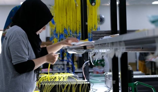 Ücretli çalışan sayısı yıllık yüzde 1,1 arttı