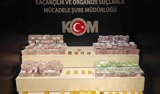 Van’da 66 kilo altın ve suç geliri yüklü miktarda para ele geçirildi