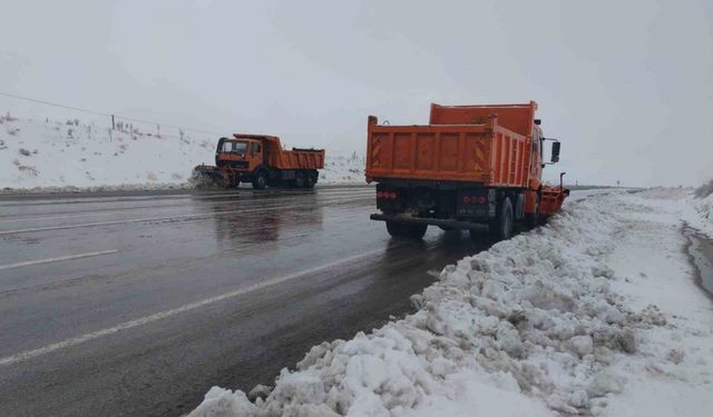 Van’da nisan karı ulaşımı olumsuz etkiliyor