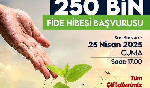 Yeşilyurt Belediyesi’nden zirai donun vurduğu çiftçiye fide desteği