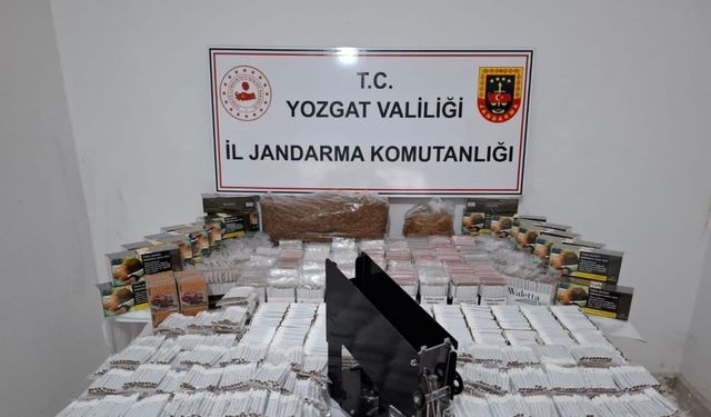 Yozgat’ta 19 bin 800 makaron ele geçirildi