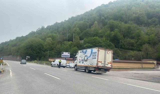 Zonguldak’ta bayram dönüşü trafik denetimleri arttırıldı