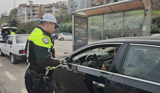 Zonguldak’ta dron destekli kırmızı ışık denetimi