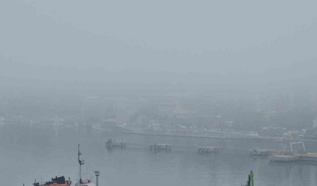 Zonguldak’ta yoğun sis etkili oldu