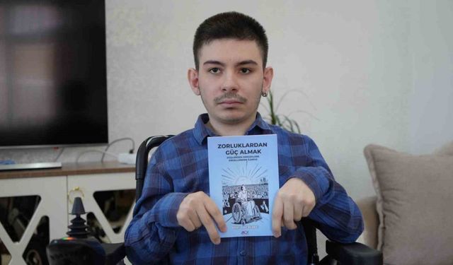 19 yaşındaki engelli birey Mert Esat hobileriyle hayata tutunuyor