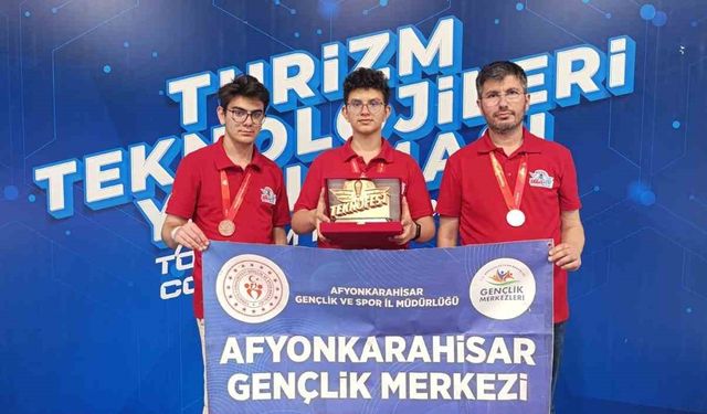 Afyonkarahisarlı Gençler TEKNOFEST KKTC 2025’te Türkiye üçüncüsü oldu