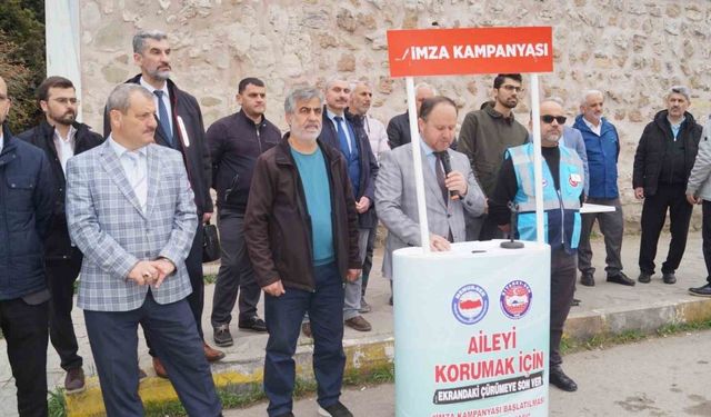 Ahlaki yozlaşmaya karşı imza kampanyası