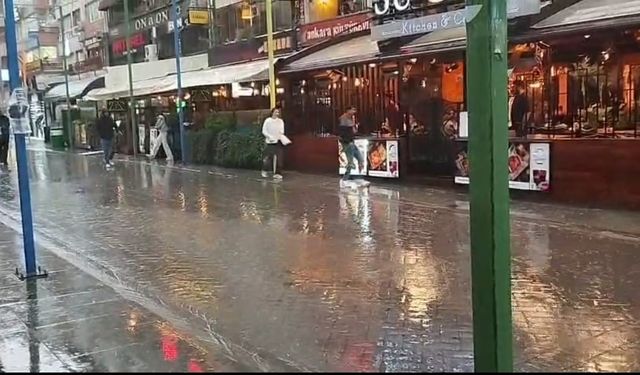 Ankara’da sağanak etkili oldu